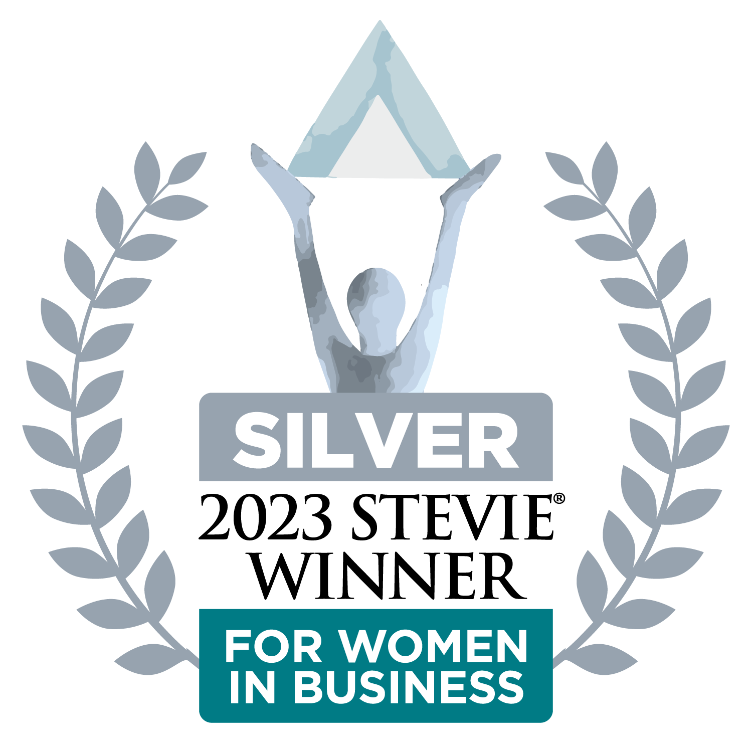 2023 Stevie Awards for Women in Business Silver Icon